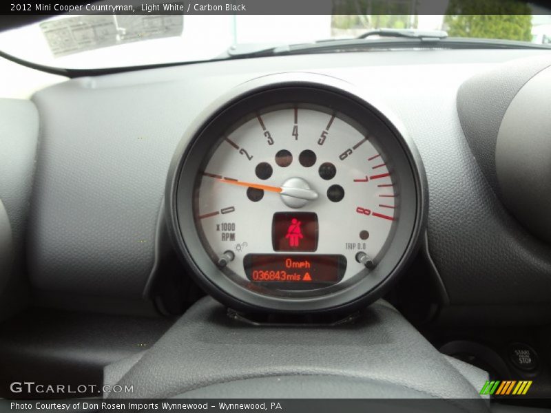 Light White / Carbon Black 2012 Mini Cooper Countryman
