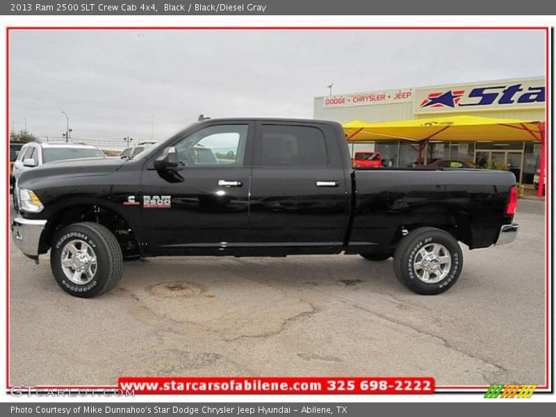 Black / Black/Diesel Gray 2013 Ram 2500 SLT Crew Cab 4x4