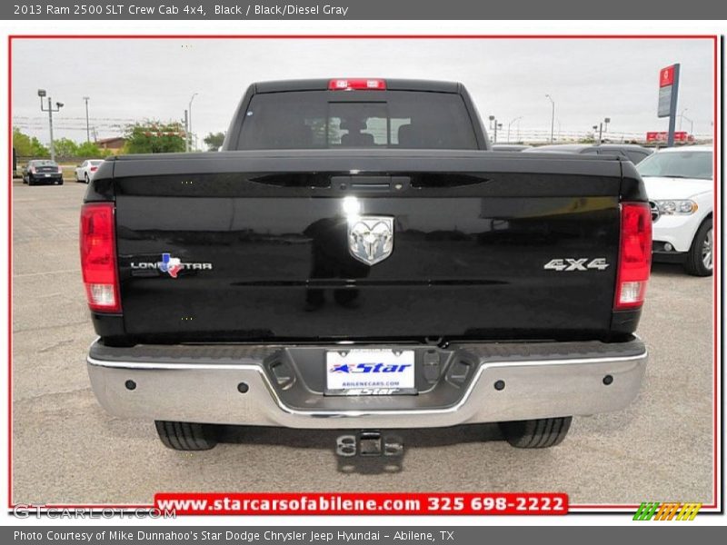 Black / Black/Diesel Gray 2013 Ram 2500 SLT Crew Cab 4x4