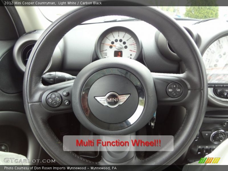 Light White / Carbon Black 2012 Mini Cooper Countryman