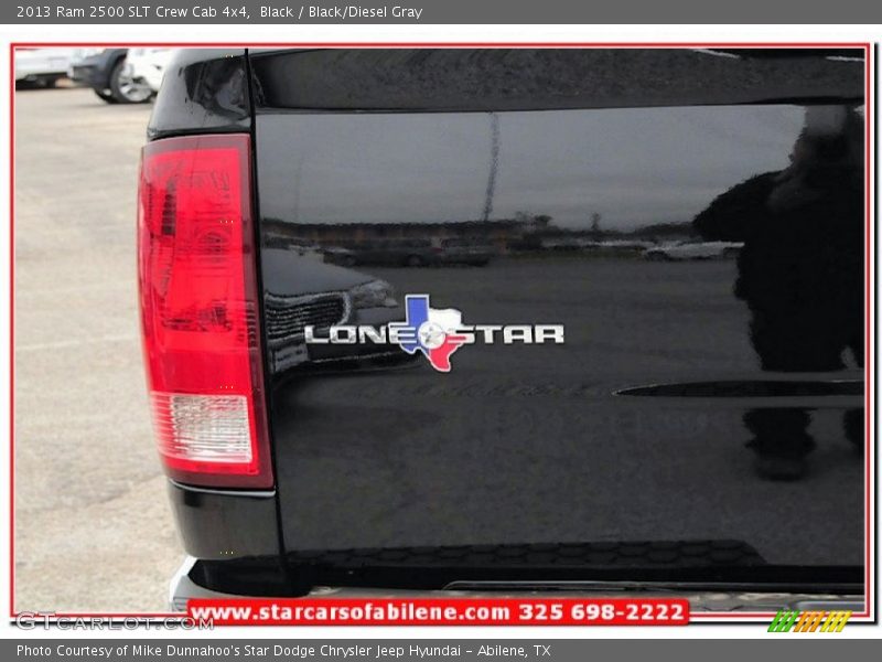 Black / Black/Diesel Gray 2013 Ram 2500 SLT Crew Cab 4x4