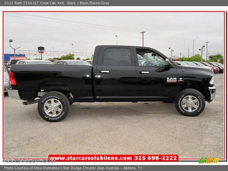 Black / Black/Diesel Gray 2013 Ram 2500 SLT Crew Cab 4x4