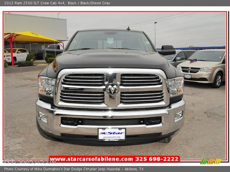 Black / Black/Diesel Gray 2013 Ram 2500 SLT Crew Cab 4x4