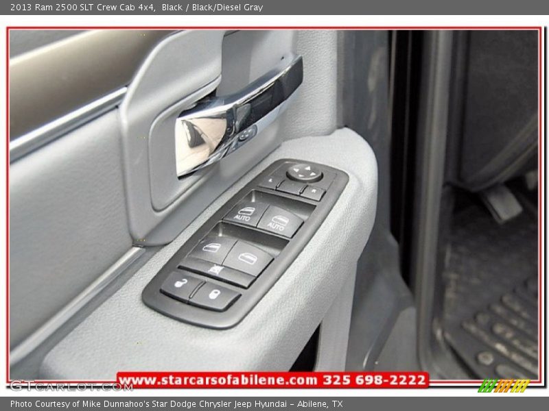 Black / Black/Diesel Gray 2013 Ram 2500 SLT Crew Cab 4x4