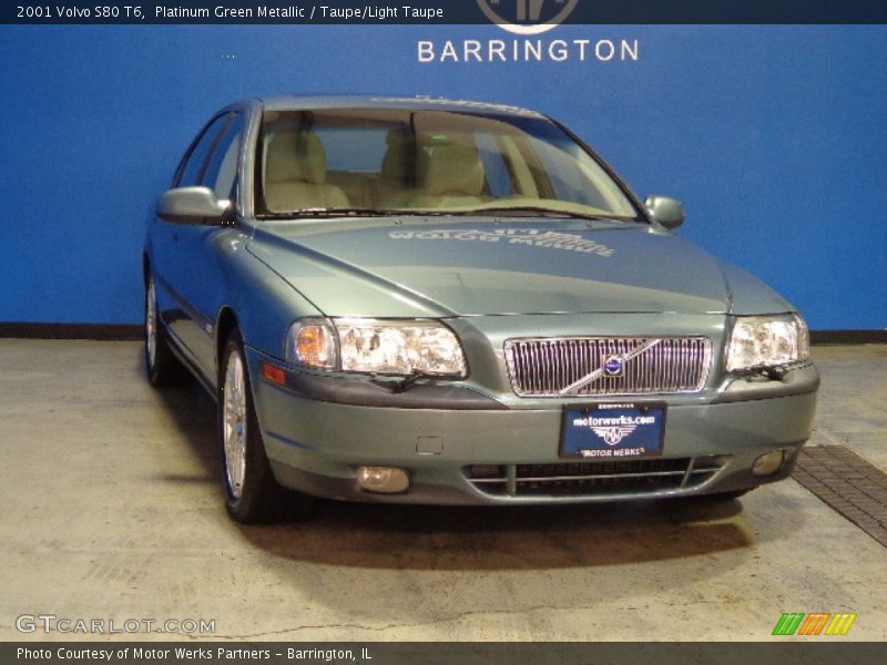 Platinum Green Metallic / Taupe/Light Taupe 2001 Volvo S80 T6