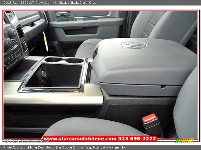 Black / Black/Diesel Gray 2013 Ram 2500 SLT Crew Cab 4x4