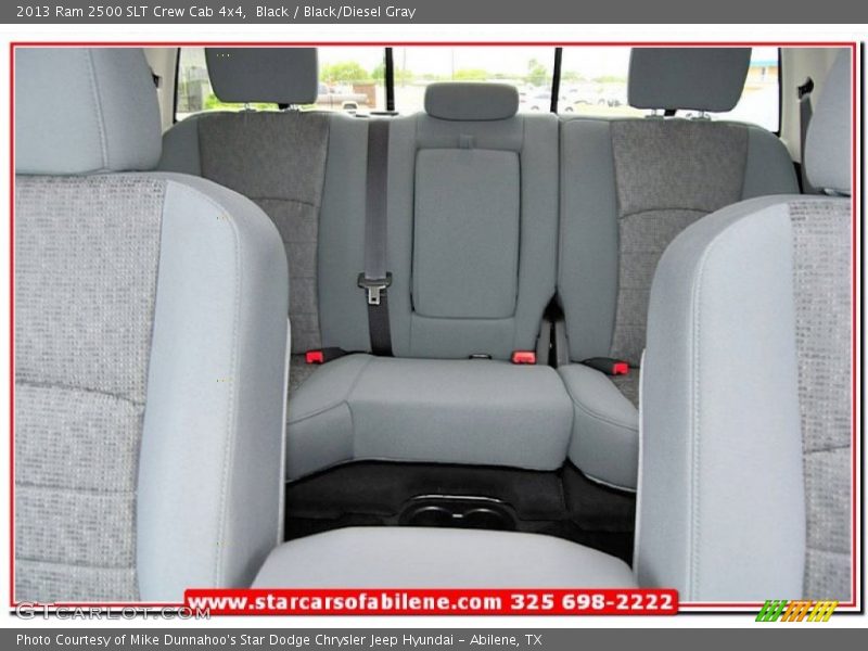 Black / Black/Diesel Gray 2013 Ram 2500 SLT Crew Cab 4x4