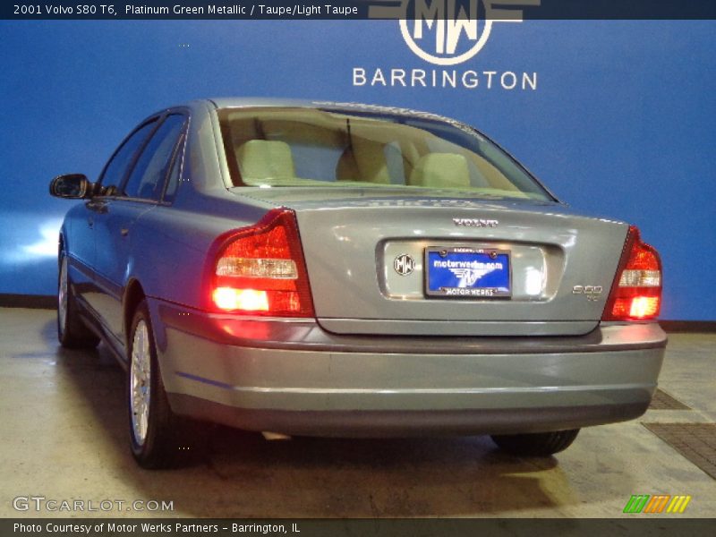 Platinum Green Metallic / Taupe/Light Taupe 2001 Volvo S80 T6