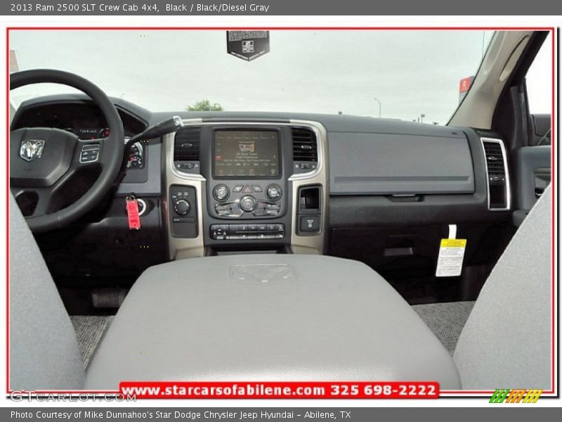 Black / Black/Diesel Gray 2013 Ram 2500 SLT Crew Cab 4x4