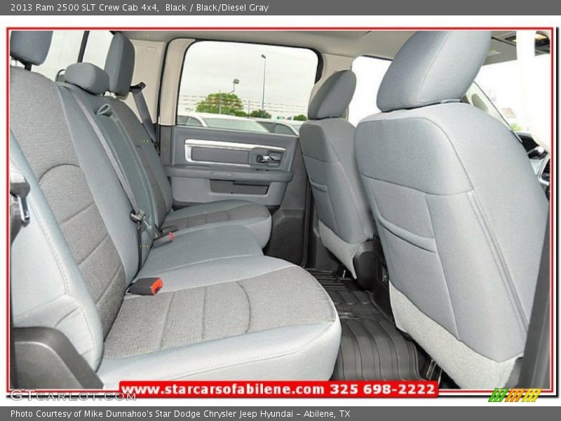 Black / Black/Diesel Gray 2013 Ram 2500 SLT Crew Cab 4x4
