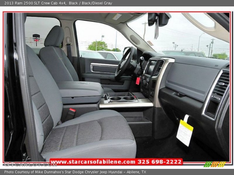 Black / Black/Diesel Gray 2013 Ram 2500 SLT Crew Cab 4x4