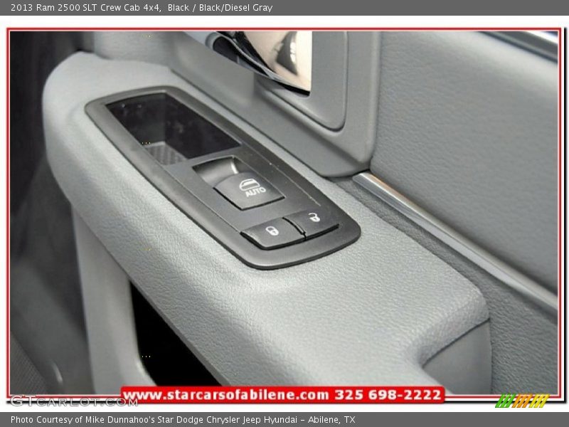 Black / Black/Diesel Gray 2013 Ram 2500 SLT Crew Cab 4x4