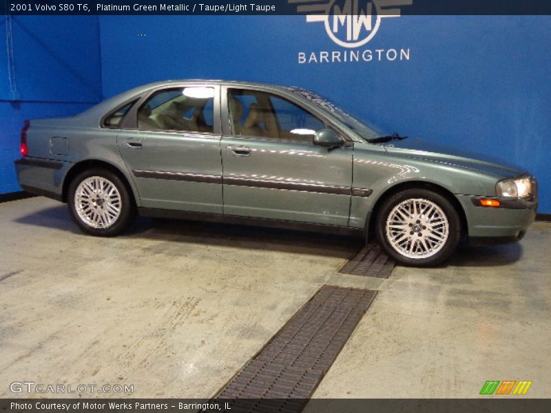 Platinum Green Metallic / Taupe/Light Taupe 2001 Volvo S80 T6