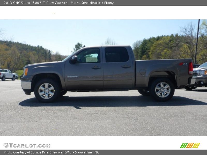 Mocha Steel Metallic / Ebony 2013 GMC Sierra 1500 SLT Crew Cab 4x4