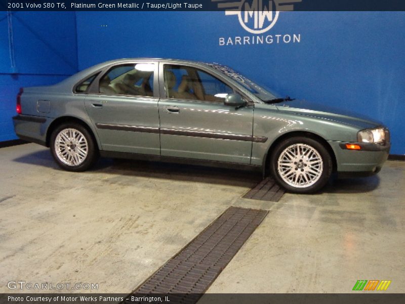 Platinum Green Metallic / Taupe/Light Taupe 2001 Volvo S80 T6