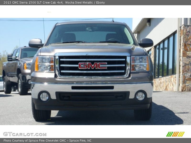 Mocha Steel Metallic / Ebony 2013 GMC Sierra 1500 SLT Crew Cab 4x4