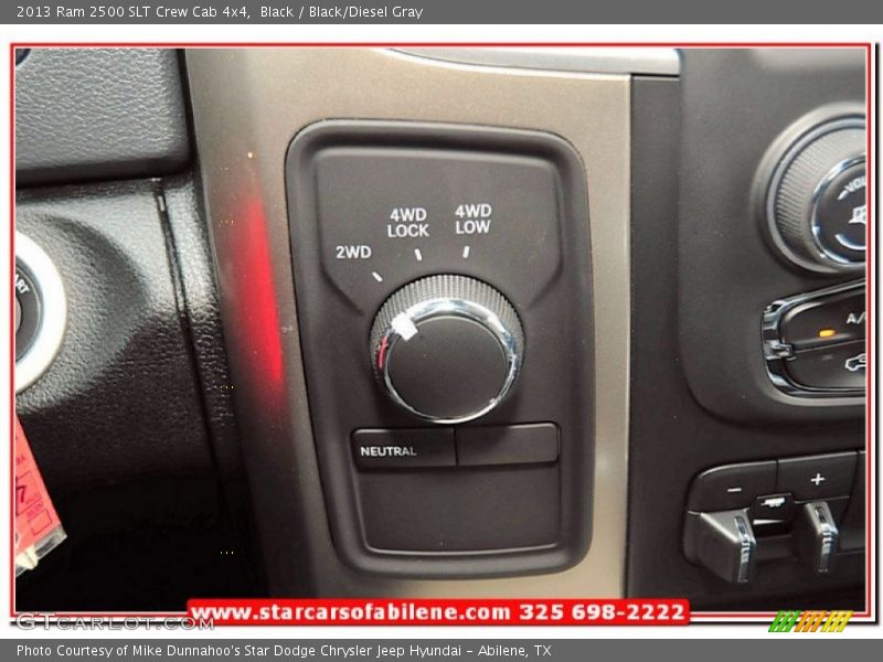 Black / Black/Diesel Gray 2013 Ram 2500 SLT Crew Cab 4x4