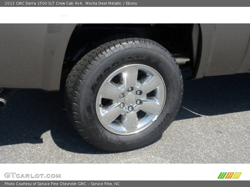 Mocha Steel Metallic / Ebony 2013 GMC Sierra 1500 SLT Crew Cab 4x4