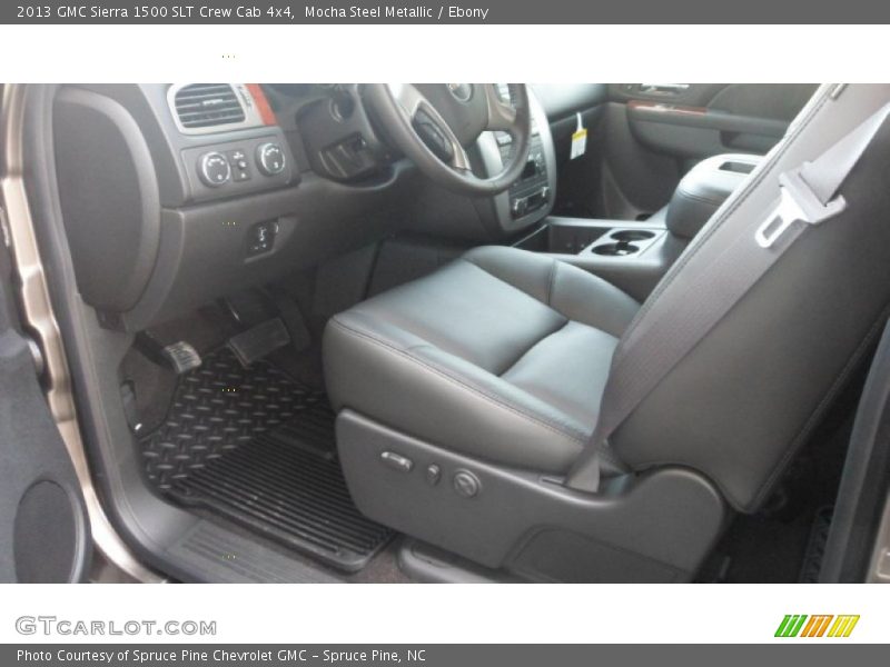 Mocha Steel Metallic / Ebony 2013 GMC Sierra 1500 SLT Crew Cab 4x4