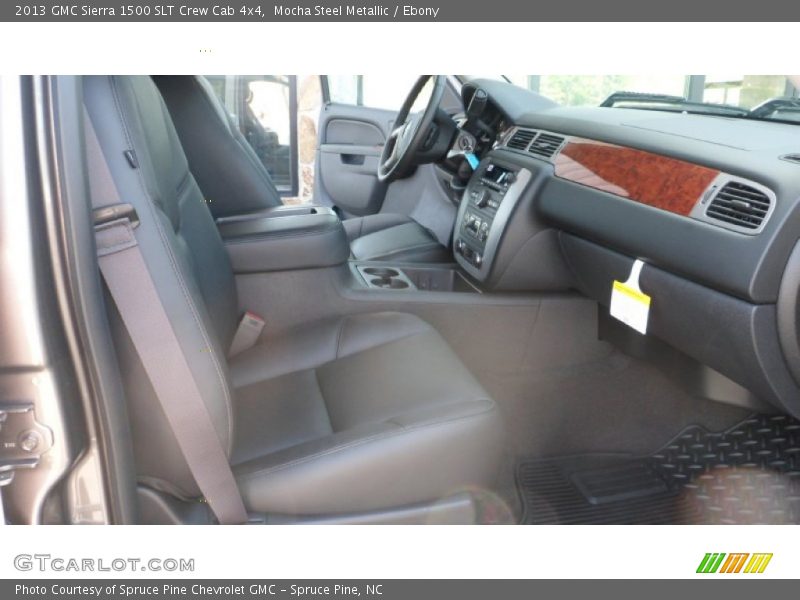 Mocha Steel Metallic / Ebony 2013 GMC Sierra 1500 SLT Crew Cab 4x4