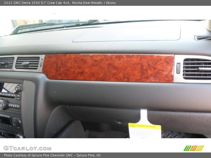 Mocha Steel Metallic / Ebony 2013 GMC Sierra 1500 SLT Crew Cab 4x4