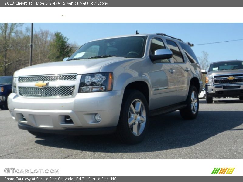 Silver Ice Metallic / Ebony 2013 Chevrolet Tahoe LTZ 4x4