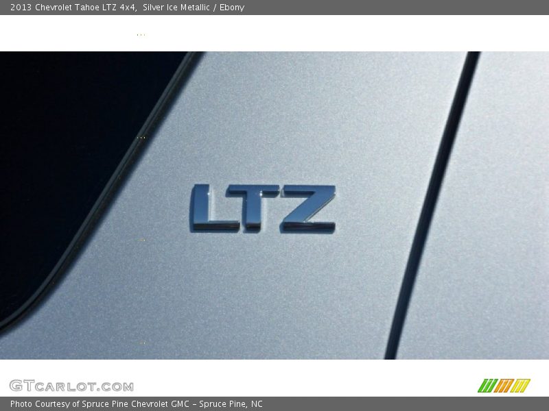Silver Ice Metallic / Ebony 2013 Chevrolet Tahoe LTZ 4x4