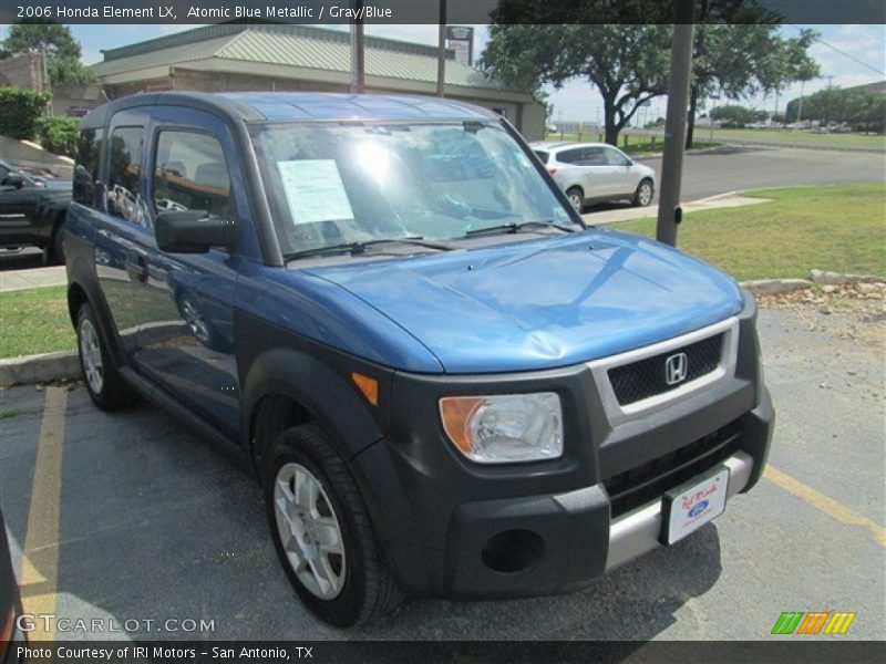 Atomic Blue Metallic / Gray/Blue 2006 Honda Element LX