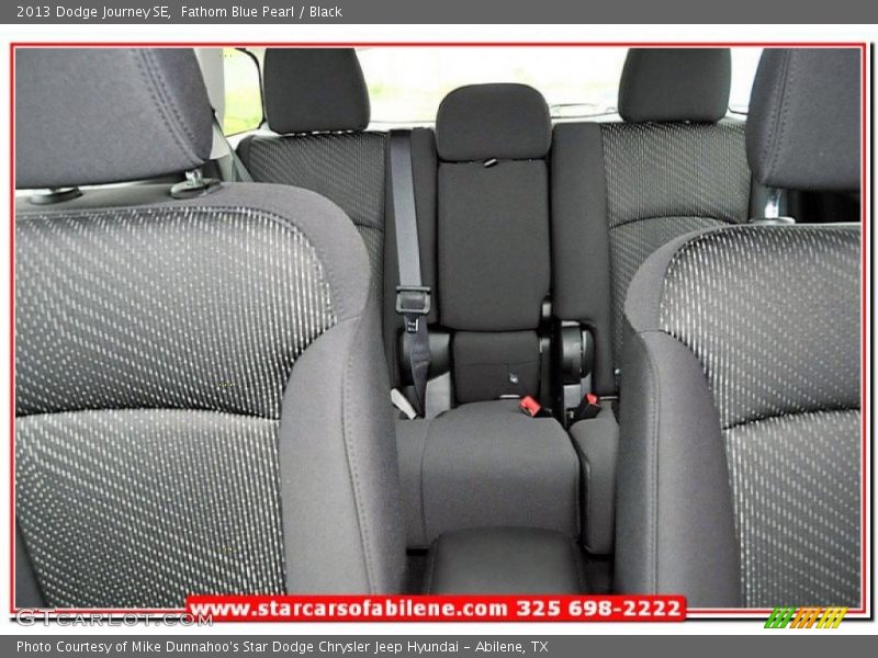 Fathom Blue Pearl / Black 2013 Dodge Journey SE