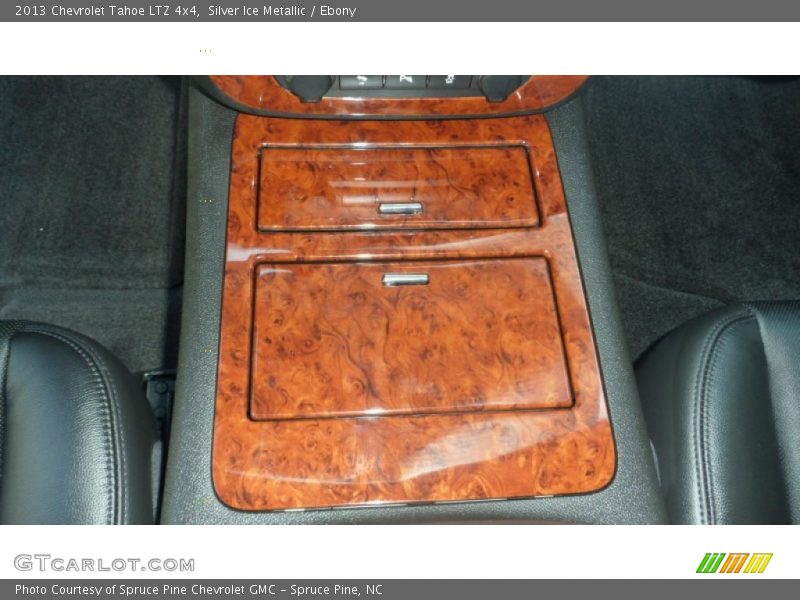 Silver Ice Metallic / Ebony 2013 Chevrolet Tahoe LTZ 4x4