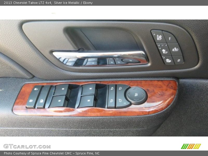 Silver Ice Metallic / Ebony 2013 Chevrolet Tahoe LTZ 4x4