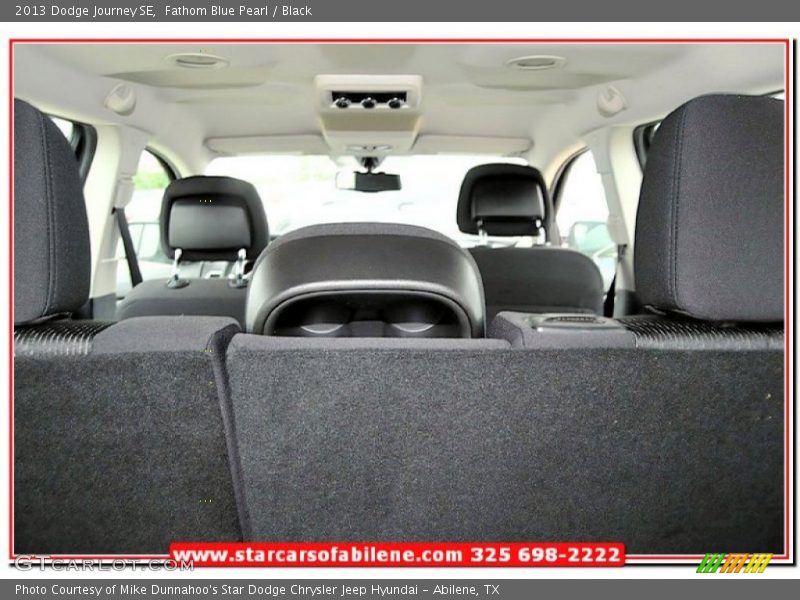 Fathom Blue Pearl / Black 2013 Dodge Journey SE