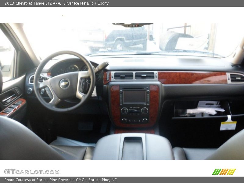Silver Ice Metallic / Ebony 2013 Chevrolet Tahoe LTZ 4x4
