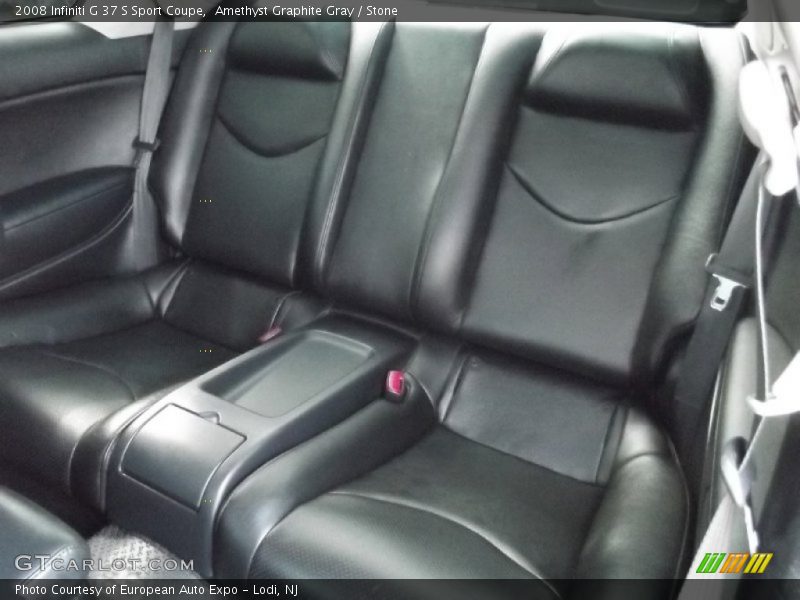 Amethyst Graphite Gray / Stone 2008 Infiniti G 37 S Sport Coupe