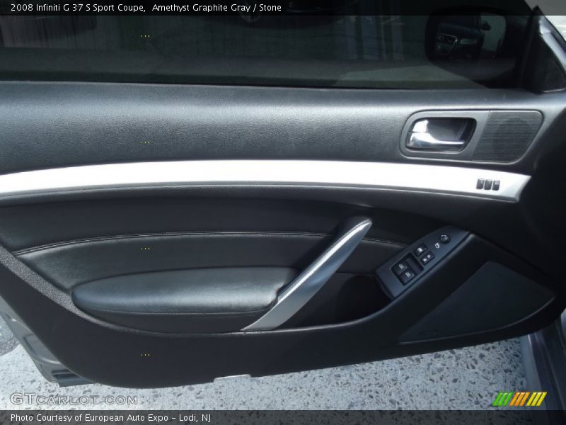 Amethyst Graphite Gray / Stone 2008 Infiniti G 37 S Sport Coupe