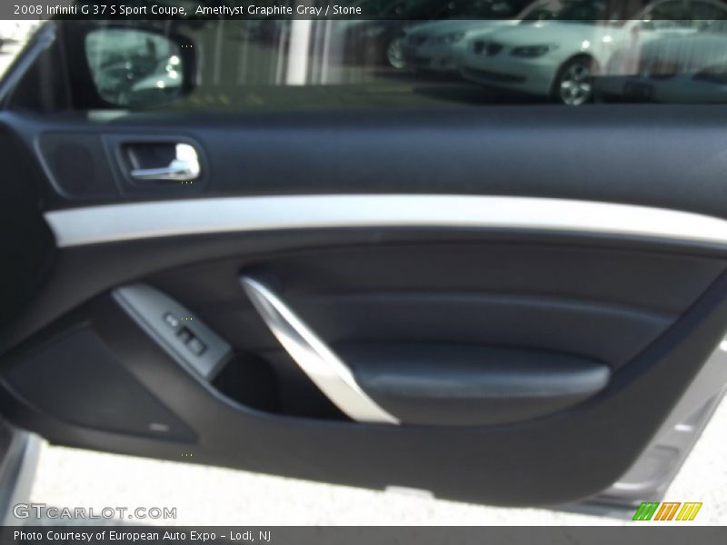 Amethyst Graphite Gray / Stone 2008 Infiniti G 37 S Sport Coupe