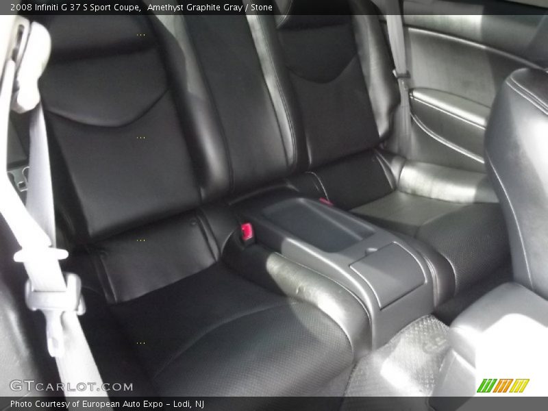 Amethyst Graphite Gray / Stone 2008 Infiniti G 37 S Sport Coupe