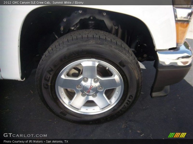 Summit White / Ebony 2012 GMC Canyon SLE Crew Cab