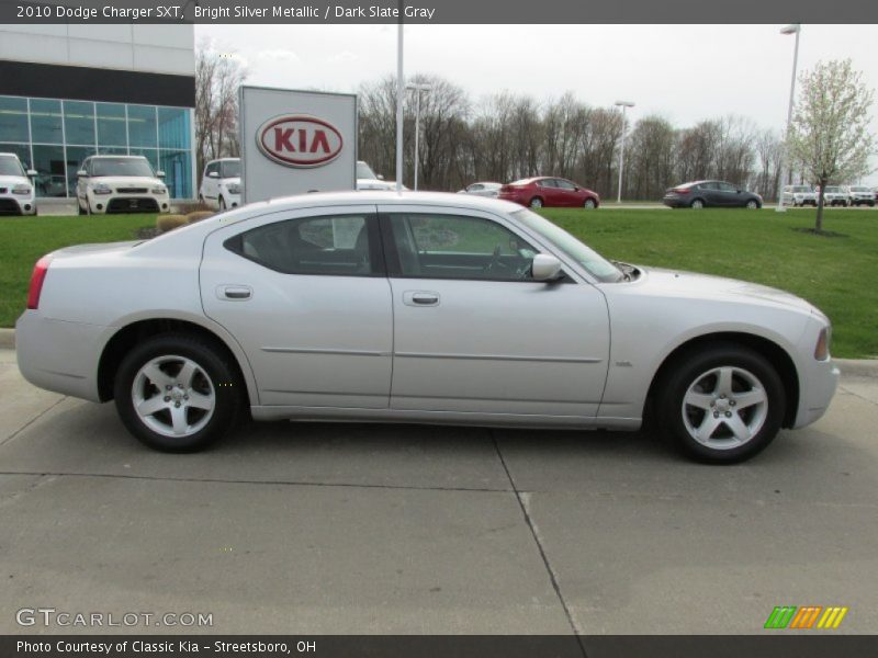 Bright Silver Metallic / Dark Slate Gray 2010 Dodge Charger SXT