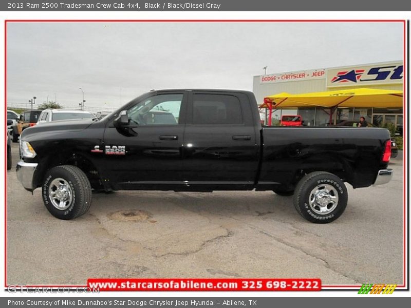 Black / Black/Diesel Gray 2013 Ram 2500 Tradesman Crew Cab 4x4