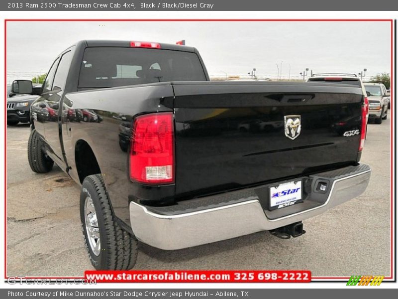 Black / Black/Diesel Gray 2013 Ram 2500 Tradesman Crew Cab 4x4