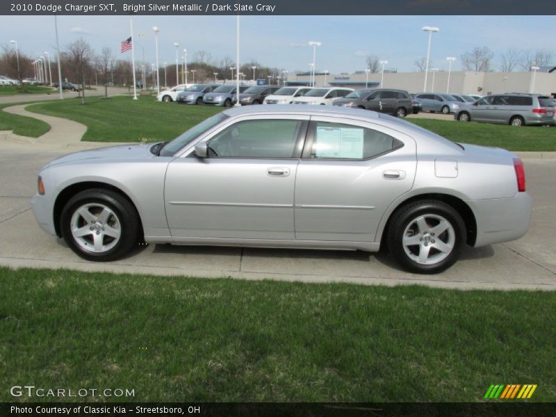 Bright Silver Metallic / Dark Slate Gray 2010 Dodge Charger SXT