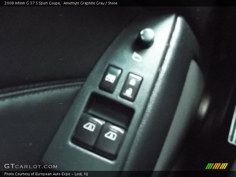 Amethyst Graphite Gray / Stone 2008 Infiniti G 37 S Sport Coupe