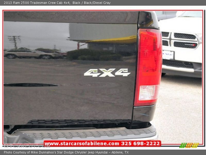 Black / Black/Diesel Gray 2013 Ram 2500 Tradesman Crew Cab 4x4