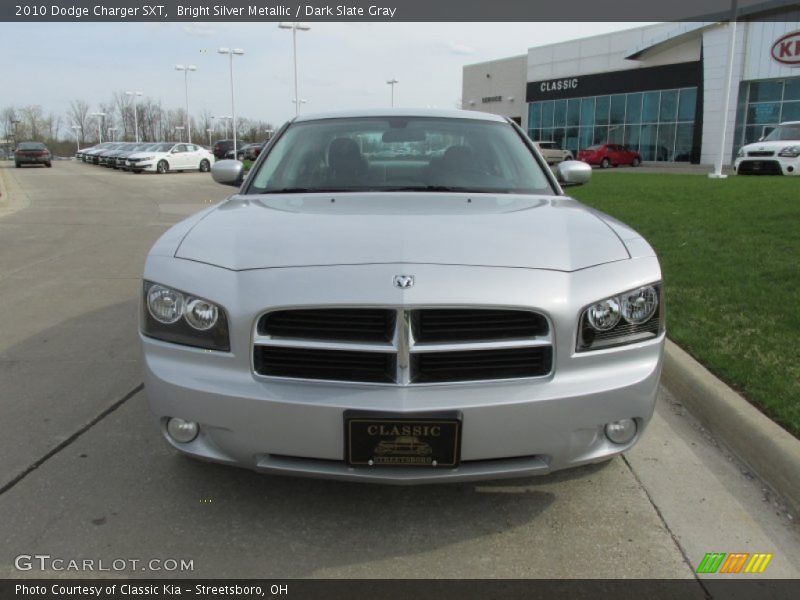 Bright Silver Metallic / Dark Slate Gray 2010 Dodge Charger SXT
