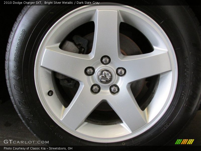 Bright Silver Metallic / Dark Slate Gray 2010 Dodge Charger SXT