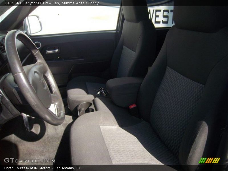 Summit White / Ebony 2012 GMC Canyon SLE Crew Cab