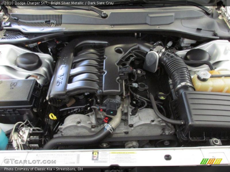 Bright Silver Metallic / Dark Slate Gray 2010 Dodge Charger SXT