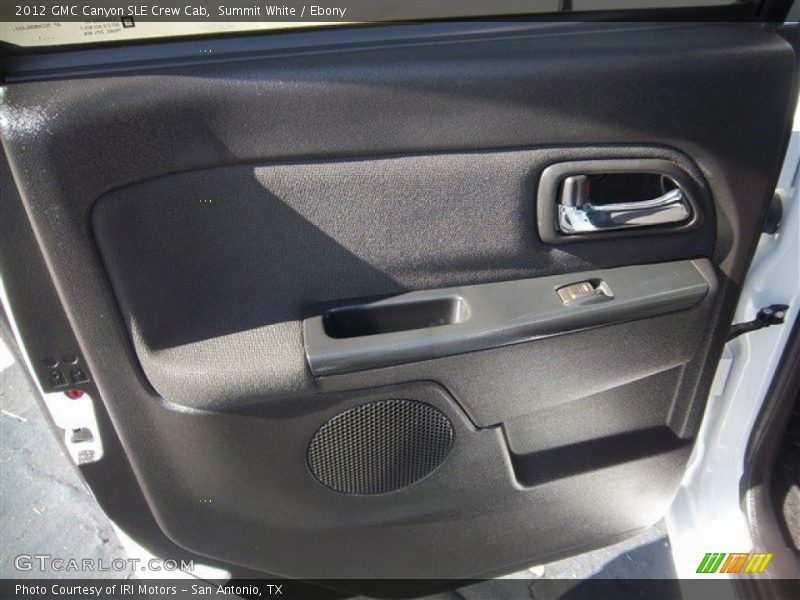 Summit White / Ebony 2012 GMC Canyon SLE Crew Cab