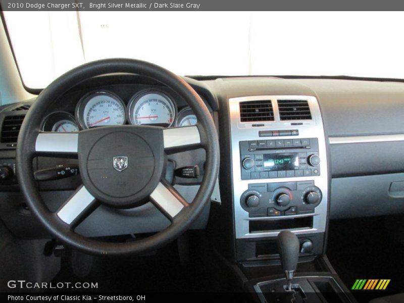 Bright Silver Metallic / Dark Slate Gray 2010 Dodge Charger SXT